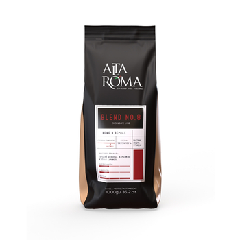 Кофе в зернах Alta Roma Blend № 8, 1 кг - VENDA.KZ